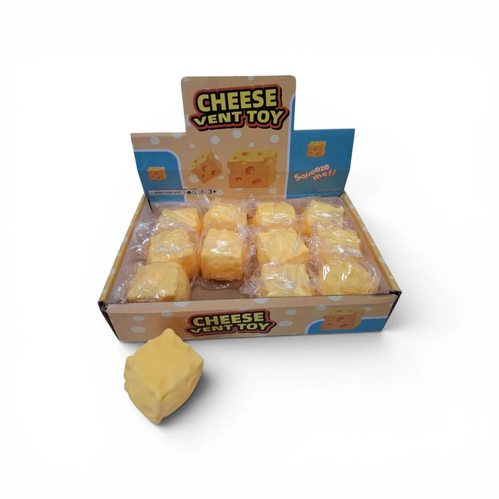 Cheesy Vent Toy 12 stuks
